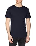  JACK & JONES Jjepocket tee SS O-Neck Noos Camiseta, Azul (Navy Blazer Detail: Slim Fit), Large para Hombre