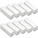 Accessotech 10 x Pro Womens Acrylic Nail Art Tips Buffer Buffing Sanding Block Files White