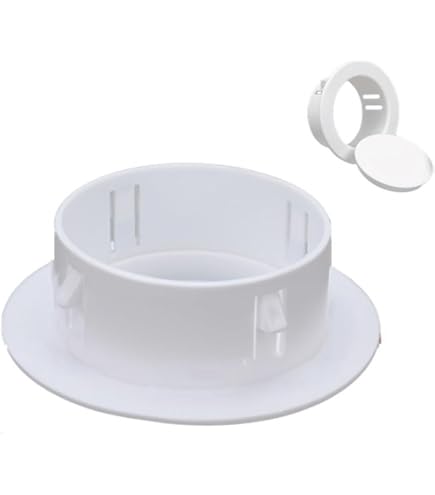 Copertura Foro Parete Per TV - Decorativa Per Cavi E Rubinetti, Bianco - Foto 7