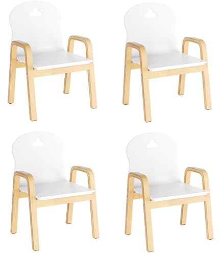 Pioupiou Et Merveilles Ensemble Table Et Chaises Enfant Montessori Bois Naturel Hévéa - 1 à 4 Ans