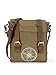 The House Of Tara Wax Coated Cotton Canvas Messenger Bag (Khaki) RS.869.00