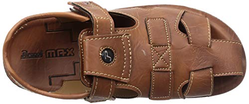 paragon max men's brown sandals