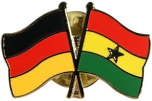Flaggenfritze® Freundschaftspin Deutschland - Ghana