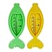 Produktbild Little Sporter Fisch-Design Badethermometer Wasserthermometer und Badespielzeug für sicheres Baden Gelb und Grun