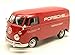 Produktbild MOTORMAX MTM79557 VW TYPE 2 (T1) 1965 DELIVERY VAN PORSCHE RENNDIENST RED 1:24