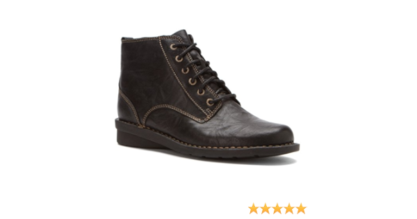 clarks nikki north black scrunch leather