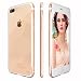 Produktbild iPhone 7 Hülle, Roybens Metall Silikon 2 in 1 Extra Dünn Stoßfest Durchsichtig [Transparent] Schalen Clear Taschen für 2016 Apfel [Apple] iPhone7, Gold