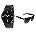 fonce black watch and sunglass combo RS.349.00