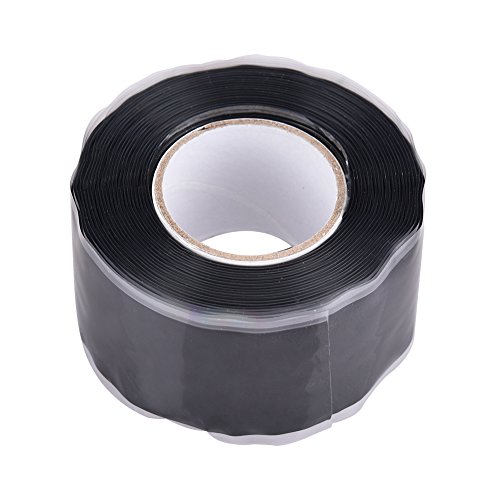 Preisvergleich Produktbild Notfall Reparatur-Klebeband, aus Silikon, wasserdicht, Dichtungsband, selbstvulkanisierend, 3 m, schwarz