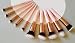 Kabuki Makeup Brush Set - Foundation Powder Blush Concealer Contour Brushes - Perfect For Liquid, Cream or Mineral Products - 10 Pc Collection With Premium Synthetic Bristles For Eye and Face Cosmetic