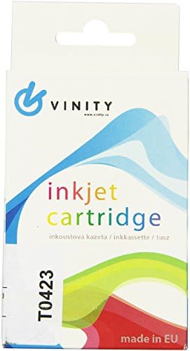 VINITY 5133018045 Compatible Ink Cartridge for Epson Stylus C82, C82WN, CX5100, CX5200, CX5300, CX5400 Entschädigung for C13T04234010 – 16 ml Pupurova