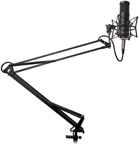 eStudio Suspension Scissor Boom Arm Microphone Stand For Studio/Broadcasting