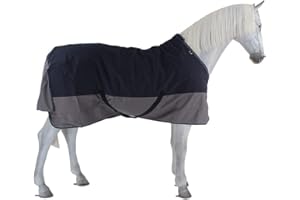 EQUITHEME Equi-Theme Winterdecke 50g Füllung 600D TYREX Marineblau/grau