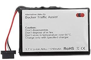 AKKU-WECHSEL.DE Akku für Becker Traffic Assist TA Z100, Z101, Z103, Z107, Z108, Z109, Z113, Z099, Z200, Z201, Z203, Z204, Z205, Pro Z250, 7827, 7977, 7926, 7927, Highspeed 7934, II 7988