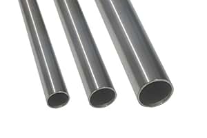 Edelstahlrohr Rundrohr 22mm X 3mm - 3 Stück 304 Edelstahl Profile 100mm