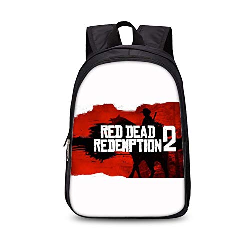 Preisvergleich Produktbild Red Dead Redemption 2 Rucksack zweilagig Tasche Reisetasche Laptop Tasche Kindergarten Grundschule Rucksack