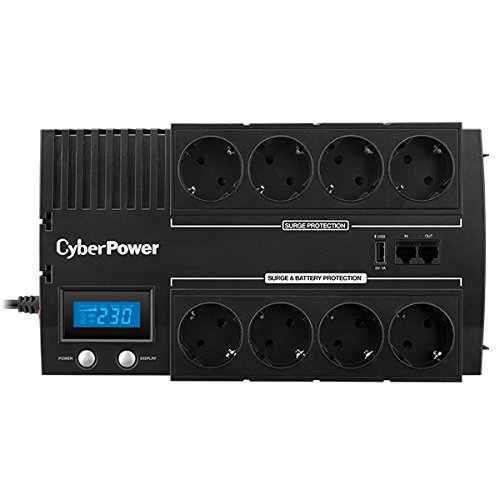 CYBERPOWER BR1200ELCD Line-Interactive USV 1200VA/720W GreenPower Energy Saving Technologie LCD USB 4+4 Schukoausgang - 2