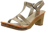 Tipo de tacón: Tacón ancho Art 1079 Becerro Sand/Amsterdam, Sandalias con Correa de Tobillo para Mujer, Beige, 37 EU