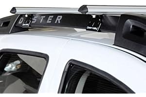 Alu Relingträger Aurilis Original kompatibel mit Dacia Duster mit Reling (5 Türer) 01/2014-12/2017