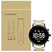 Produktbild LvBU Fossil Carlyle HR Ersatzarmband, Classic Edelstahl Uhrenarmband für Fossil Herren Smartwatch The Carlyle HR - 5. Generation (Silber-Gold)