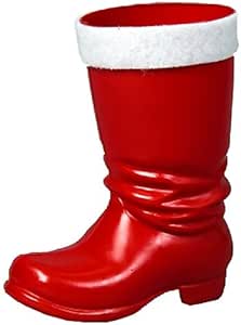 Woooozy Nikolausstiefel Classic Aus Hartplastik Mit Weissem Filzrand Hohe Ca 16cm Rot Amazon De Kuche Haushalt Wohnen