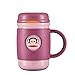 Produktbild Flachmänner AFFE 350ml mit Griff Becher Studentin frisch tragbare High-End-Büro Tasse männlichen Becher einfach (Farbe : Purple)