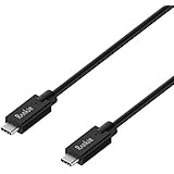 USB Type C Cable, Rankie 2m USB Type C to Type C Connector Data Cable Reversible Design with Ease of Use Fully Backward Compatible for Nexus 6P, Nexus 5X, Pixel C, Lumia 950/ 950XL, Apple New Macbook 12 Inch, Nokia N1, and Other Type-C Supported Devices (Black) - R1200A
