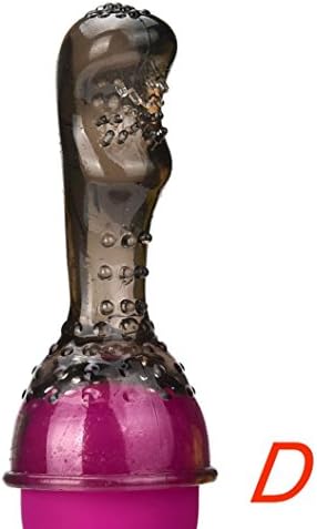 Vibrating Massager Sonnena 6 Styles Women Relax Body Care Vibrating Massager Head Magic Wand Cap (Women, D)