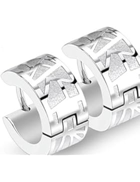 Paula & Fritz® 1 Paar Edelstahl Chirurgenstahl 316L Ohrringe SE2714 [Schmuck]