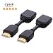 Produktbild iGreely HDMI-Verlängerungskabel, vergoldet, 360° drehbar, 10,2 cm, HDMI-Stecker auf Buchse, Extender-Adapter unterstützt 4K & 3D für Google Chrome Cast, Fire TV Stick, Roku Stick Anschluss an TV