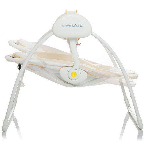 Babyschaukel DREAMDAY (vollautomatisch 230V) mit 8 Melodien und 5 Schaukelgeschwindigkeiten - 3