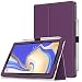 Produktbild MoKo Hülle für Samsung Galaxy Tab S4 10.5", PU Leder Tasche Schutzhülle Smart Case mit Auto Sleep/Wake up Funktion Standfunktion für Galaxy Tab S4 10.5" (SM-T830 and SM-T835) - Violett