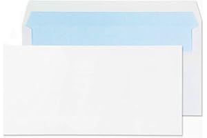 FIRST CHOICE KAYA Kaya LTD Lot de 25 enveloppes postales auto-adhésives Blanc Format DL