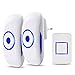 Produktbild Funkklingel -Covacure Türklingel Kabellos, Funkklingel Außenbereich Wasserdicht mit 2 Empfänger Steckdose Einstecken und 1 Sender