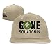 Produktbild ghkfgkfgk Gone Squatchin Bigfoot Green Snapback falt Hat Adjustable Baseball Cap