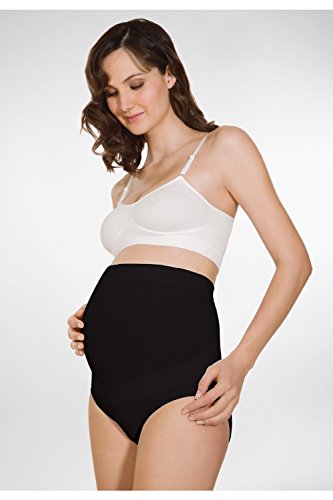 RelaxMaternity 5100 (Black, XXL) cotton briefs pregnancy abdominal support knickers