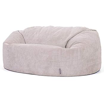 Icon Sitzsack in Sofaform „Soul“, Stein, Riesige 2-Sitzer Sitzsäcke für