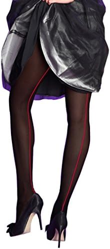 Silky Opaque Seamers-Black / White-Large