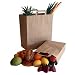 Produktbild 25 Stk. 1-PACK Papiertragetaschen aus Kraftpapier, 220+100x280mm, braun 70 gr. / Nachhaltigkeit: Tun Sie was gutes, kaufen Sie Papiertaschen!