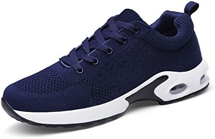 New Women's Air Sports Running Shoes Shock Absorbing Trainer Running Jogging Trainers Unisex Gym Trainers Fitness Lightweight Shoes (8UK, Blue-3)