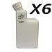 Produktbild 2-Takt Mischflasche 40/1 25/1 32/1 50/1 für Rasentrimmer / Motorsäge, 1 l, 6 Flaschen