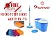 Premsons Spin Mop & Bucket Guaranteed Good Stable Quality Weighing Over 700 Gms Magic 360° Cleaning with 2 Microfibre Refills + FREE GIFT Microfiber Short Fleece Cleaning Glove Worth Rs 245 RS.599.00