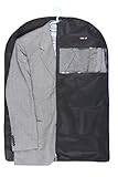 BagsRUs Matte Black 35" Medium Suit/Garment Cover (GC108EBL) RS.199 (60.00% Off) - Amazon
