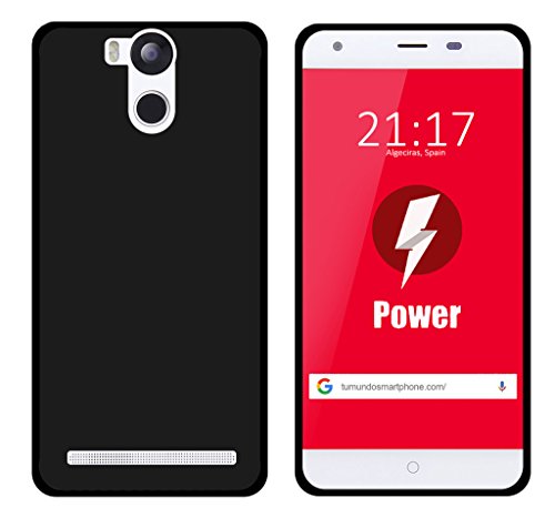 FUNDA de GEL TPU para ULEFONE POWER COLOR NEGRA