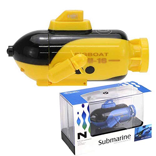 Preisvergleich Produktbild ElevenY Mini 4CH Funkfernsteuerung Submarine Mini Modellboot Leistungsstarke RC Wasser Spielzeug Wasserdichte Qualität Schutz Surfboard Marine Segelboot Für Kinder Erwachsene Hobby Spielzeug Weihnacht