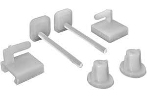 WITHOUT BRAND / GENERIC Charnières de rechange pour abattant de WC en nylon pour abattant en plastique