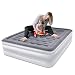 Produktbild Luftbett Doppel Queen Size Aufblasbare Luftmatratze Airbed Gästebett mit eingebauter elektrischer Pumpe - 203 x 153 x 45cm