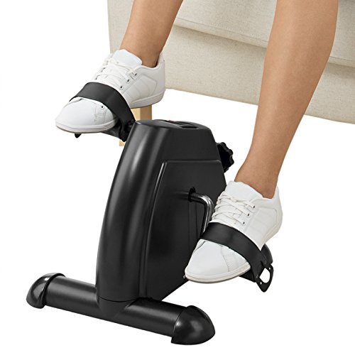 VITALmaxx 04936 Mini Trainer |Inkl. Trainingscomputer | Trainiert Arm- , Beinmuskulatur & Ausdauer | Für Jung und Alt | Schwarz - 2