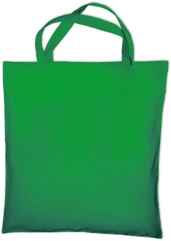 Jassz Bags "Cedar" Cotton Short Handle Shopping Bag / Tote (One Size) (Light Green)