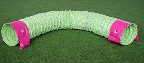 Professional-Agility-Tunnel-Dog-Agility-Pipe-Tunnel-PROFI-2ft--164ft-length-UK-Kennel-Club-conform-incl-2-saddle-bags